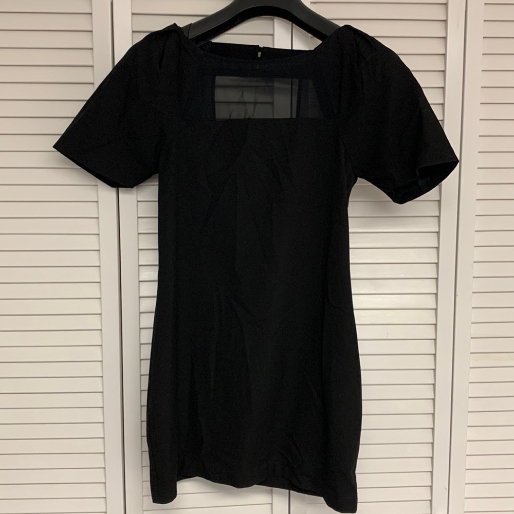 Black BCBG Mini Shift Dress